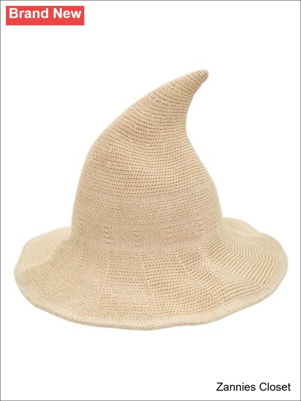👻 Witch Hat Knitted Cap Halloween Party Masquerade Cosplay Costume